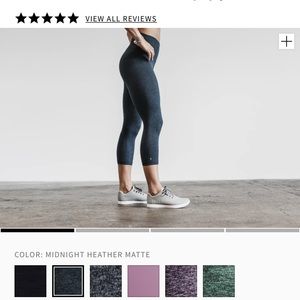 High rise Crop leggings